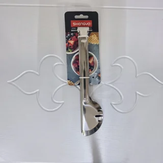 انبر سالاد استیل شنگیا مدل نیم گرد
